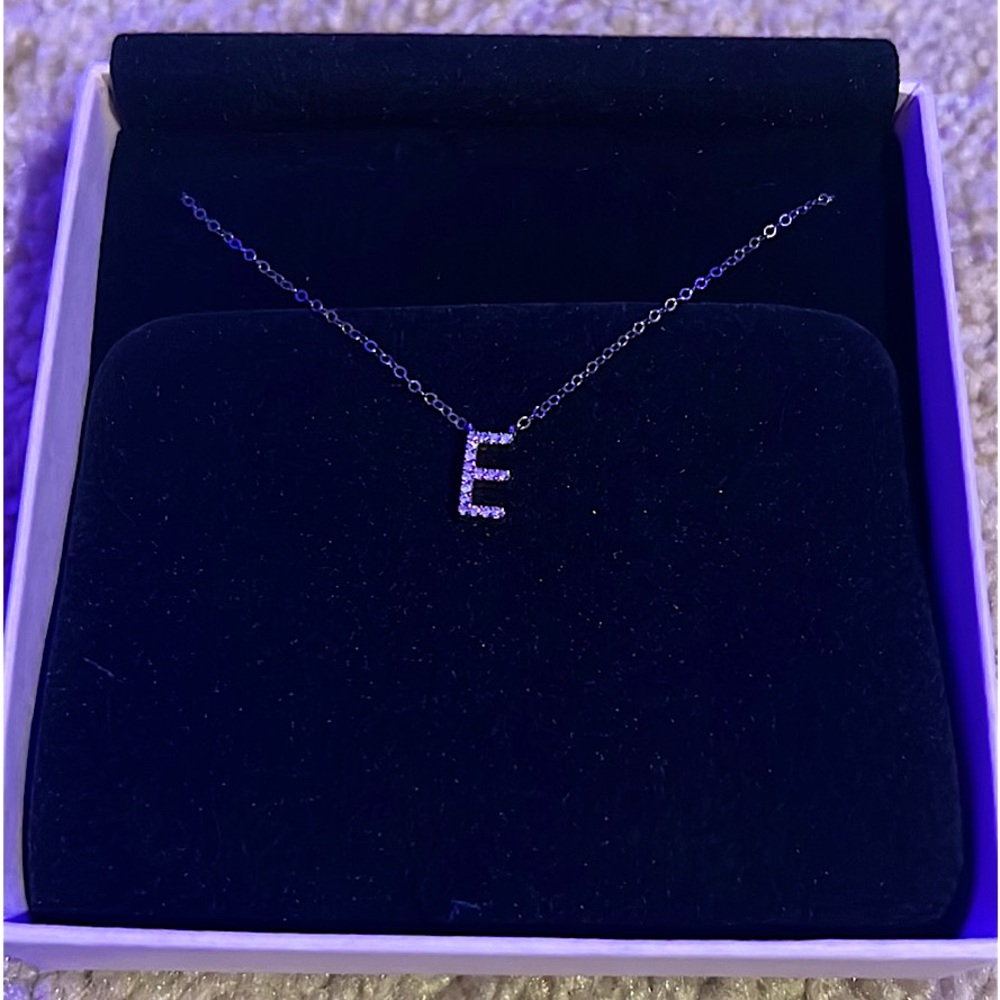 Amelia Rose Letter E Necklace